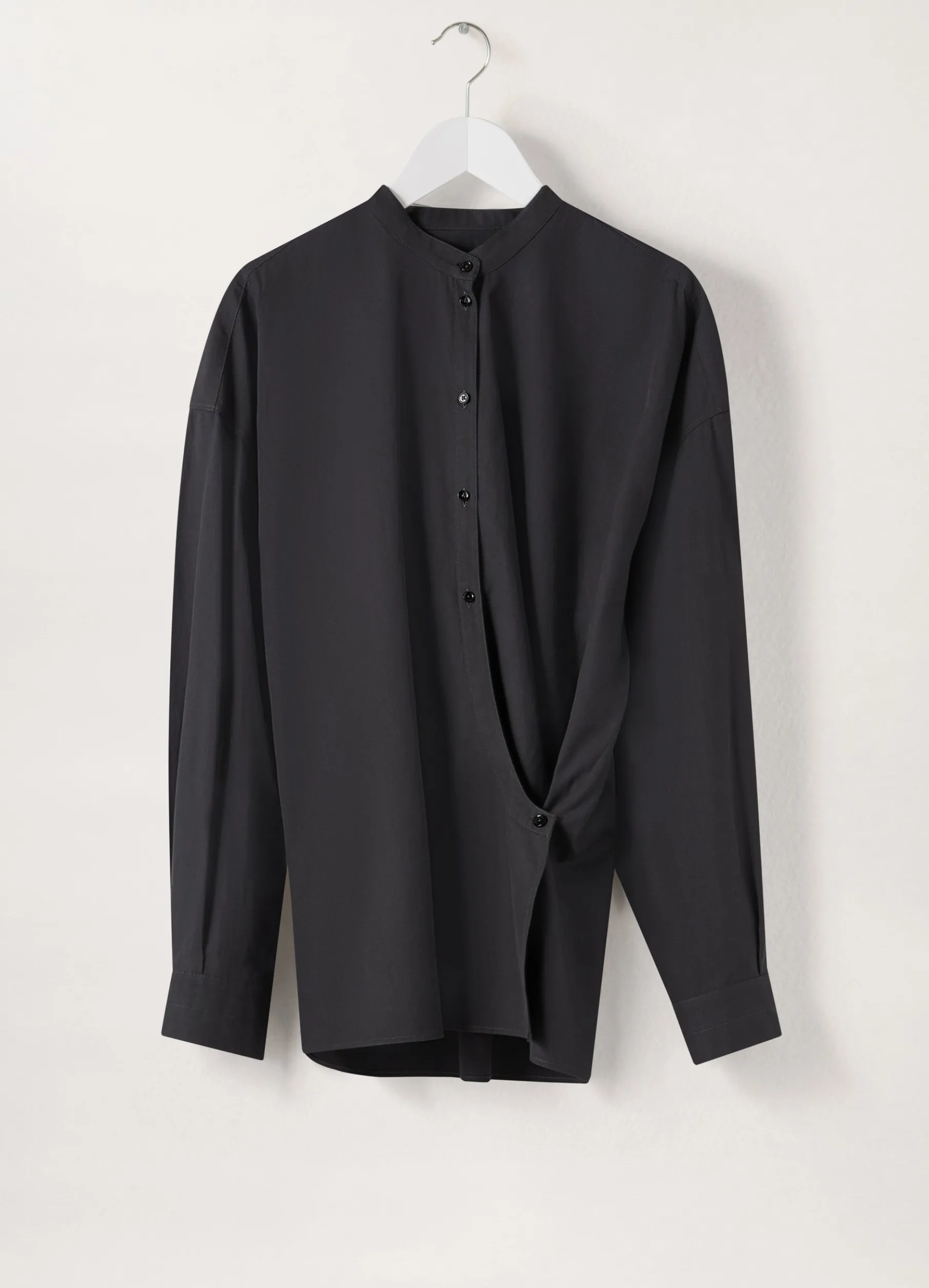 Officer Collar Twisted Shirt