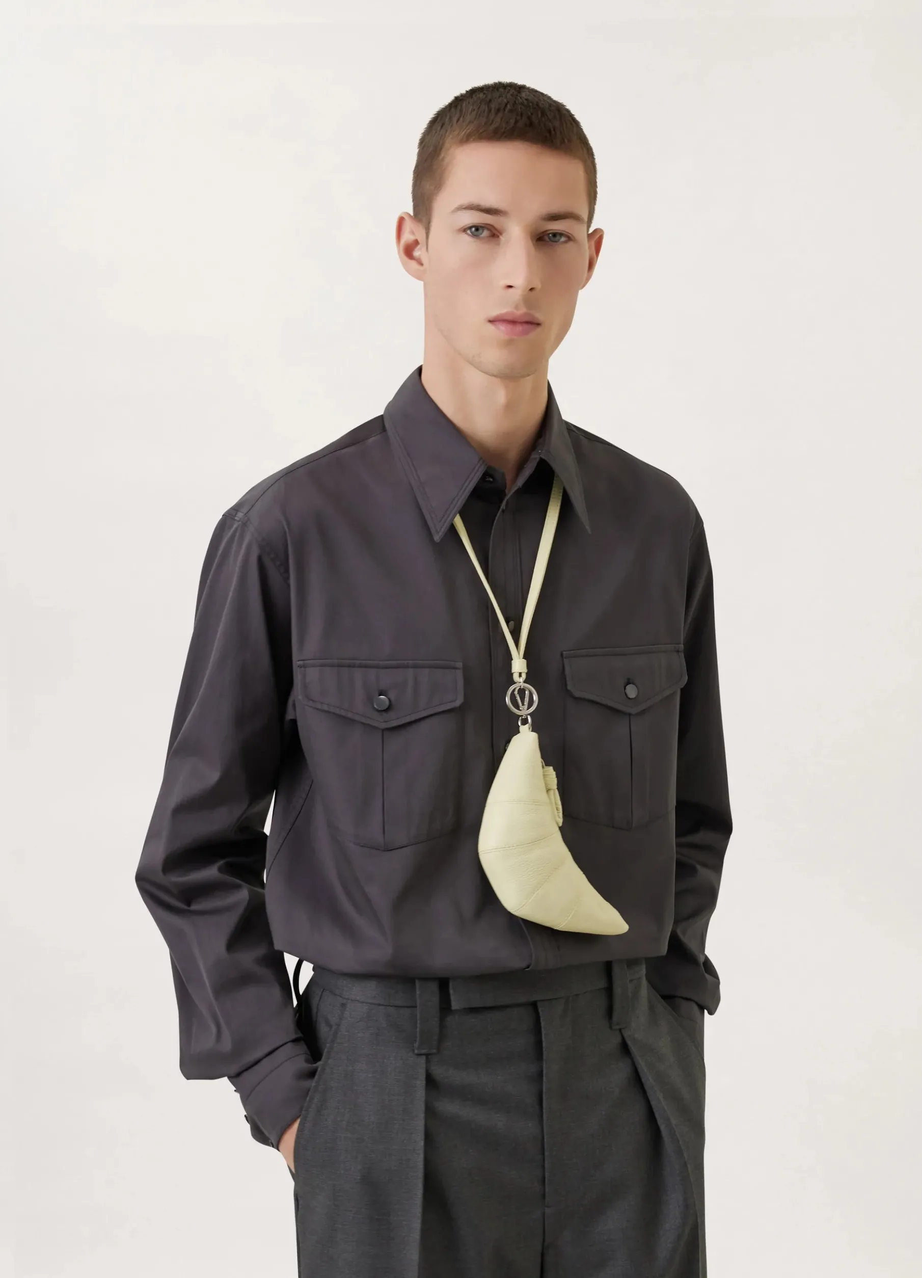 Croissant Coin Purse Necklace