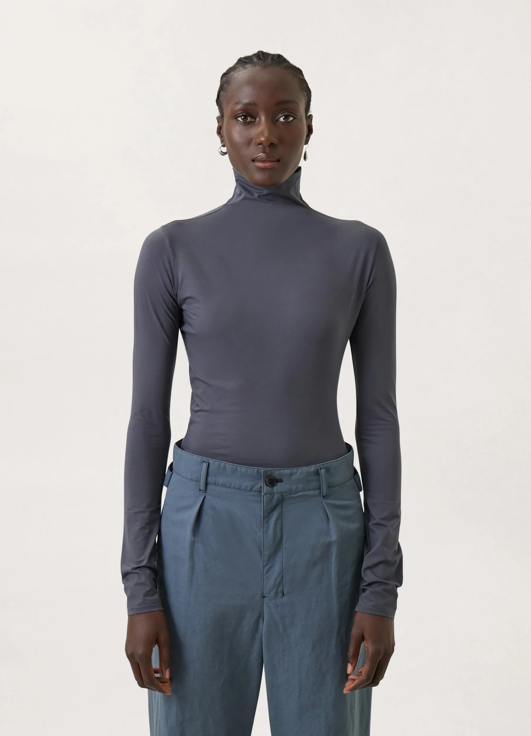 Twisted Second Skin High Neck