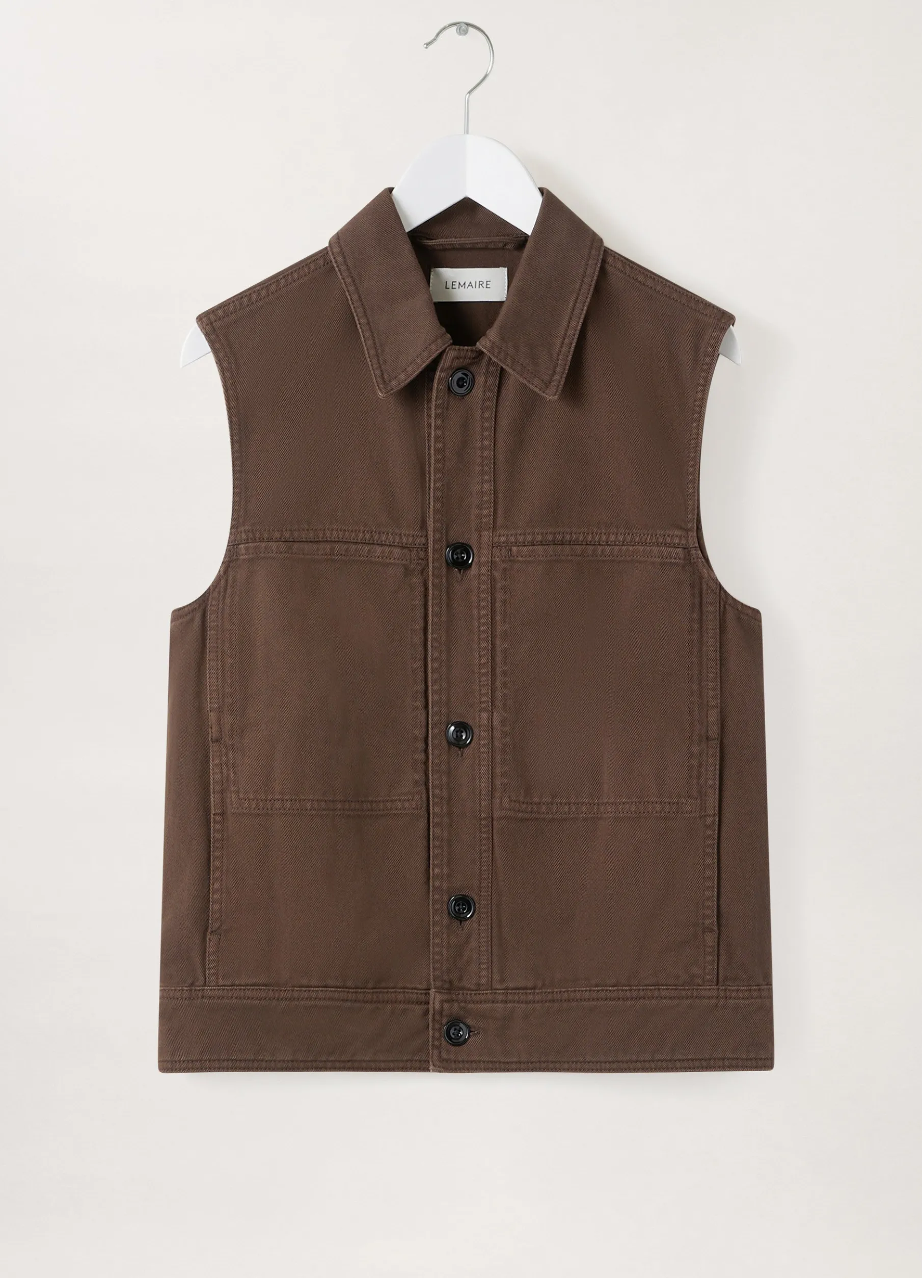 Denim Sleeveless Jacket