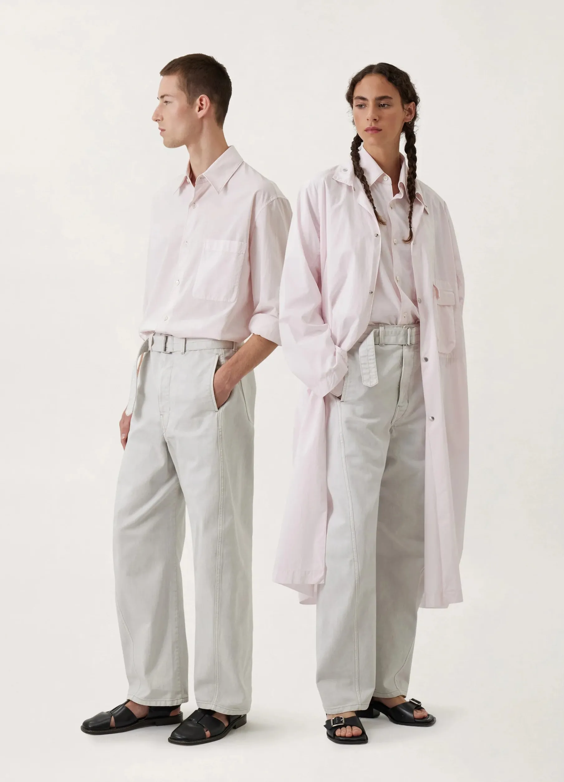 Twisted Belted Pants