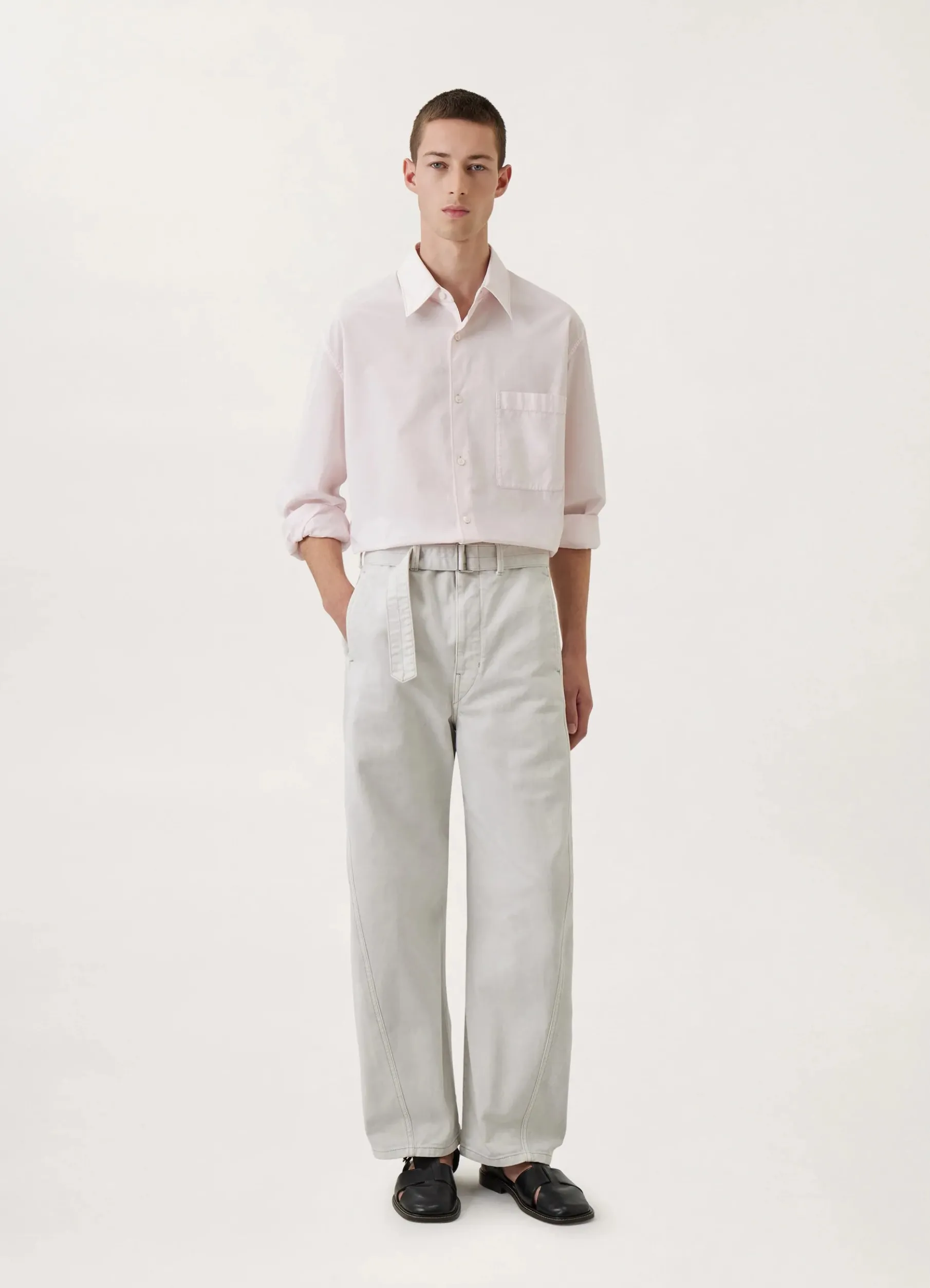 Twisted Belted Pants