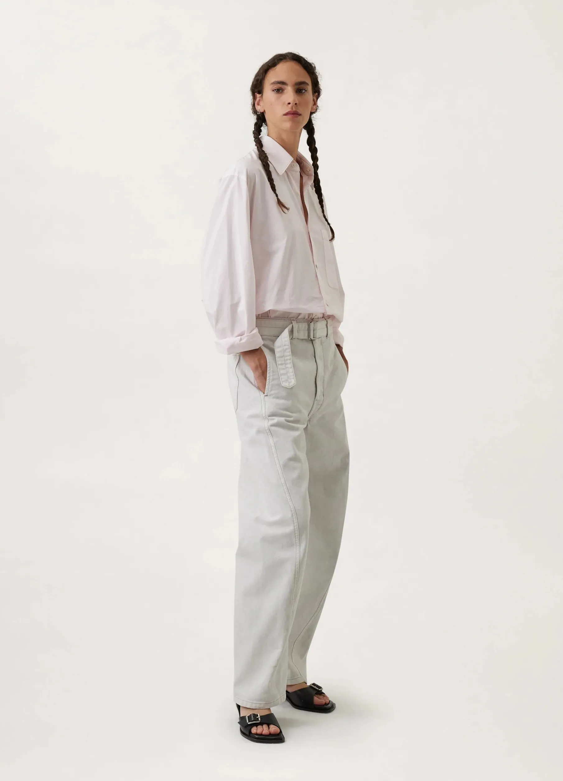 Twisted Belted Pants