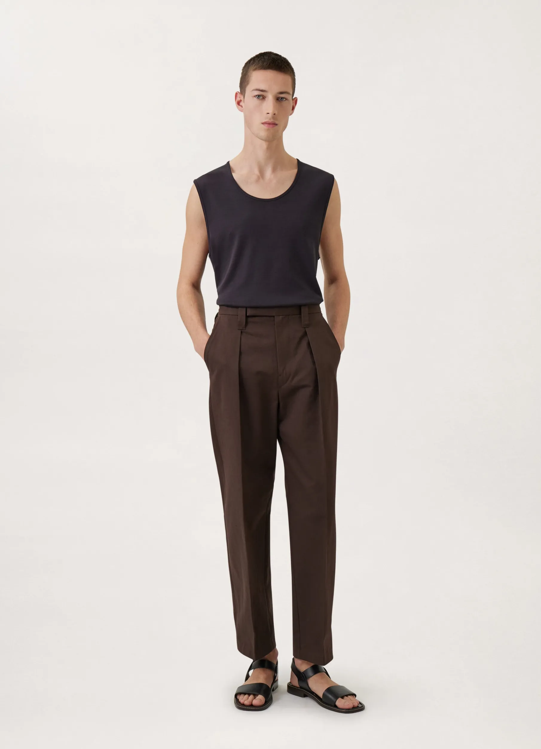 One Pleat Pants