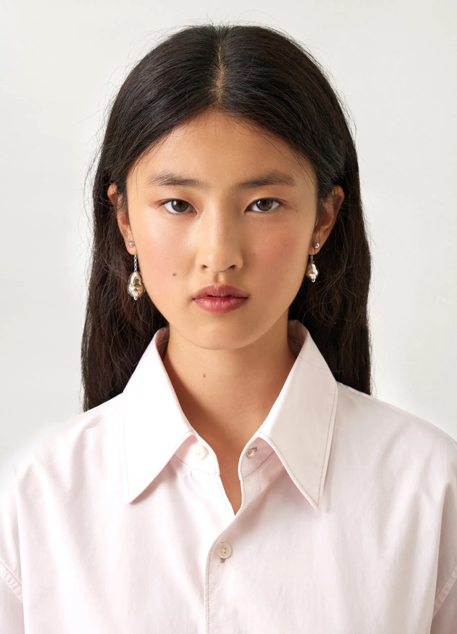 Pearl Asymmetrical Earrings