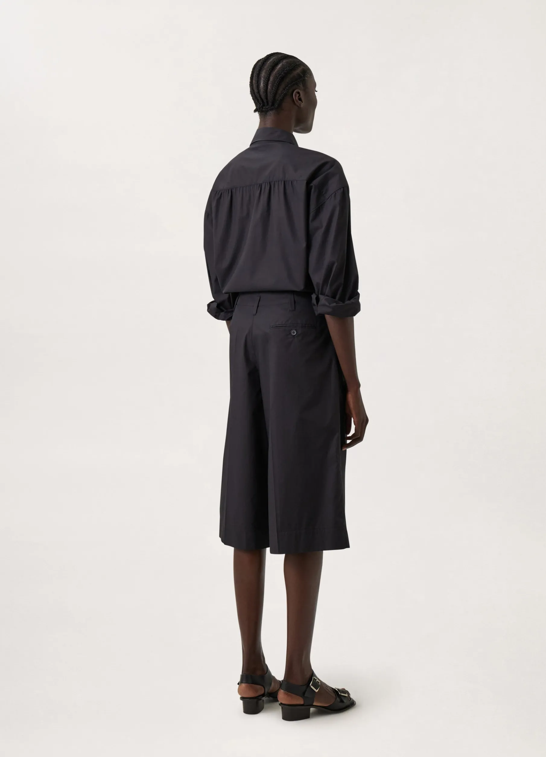 Large Pleated Shorts