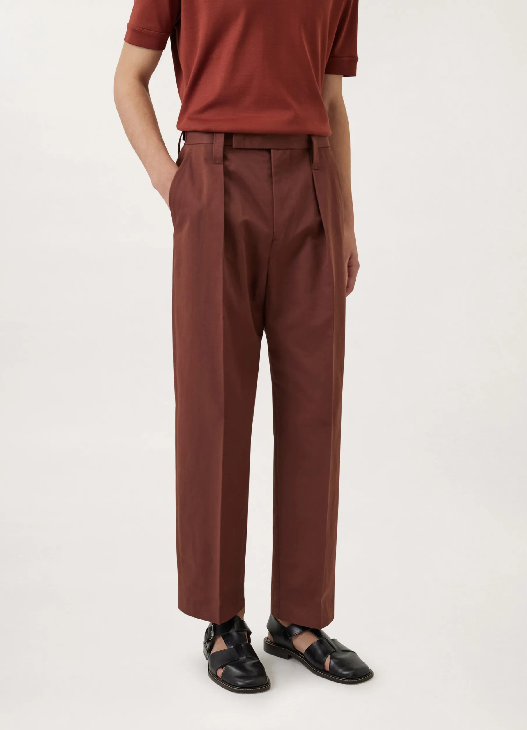 One Pleat Pants