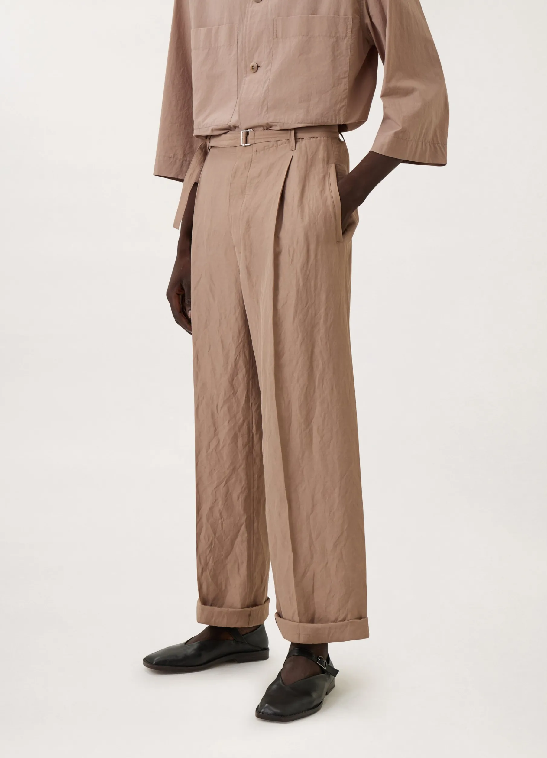 Belted Easy Pants
