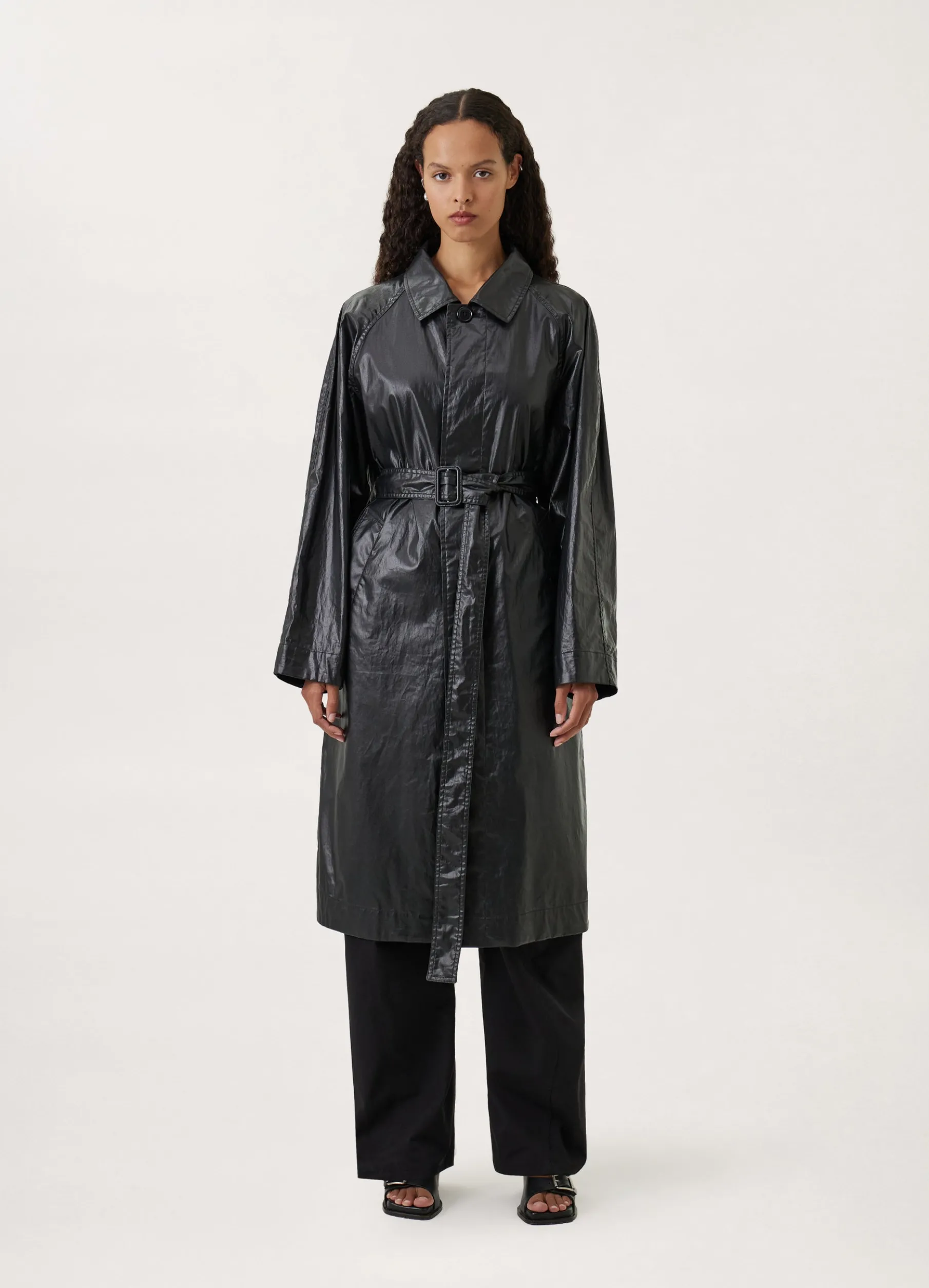 Belted Raincoat