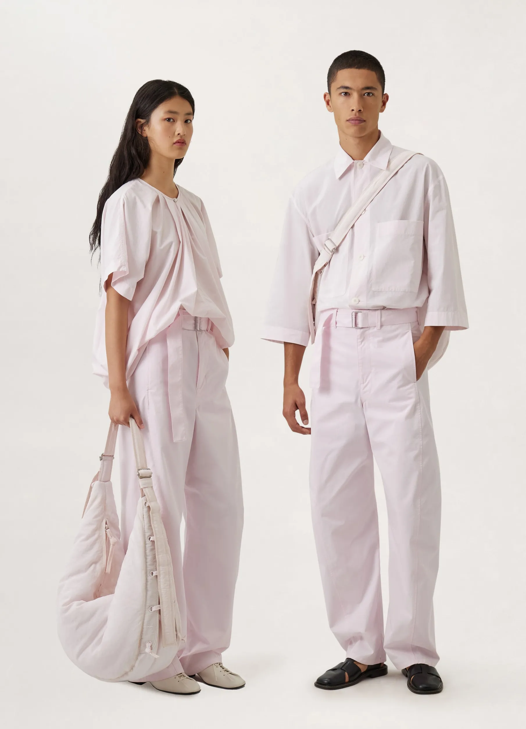 Light Belted Twisted Pants