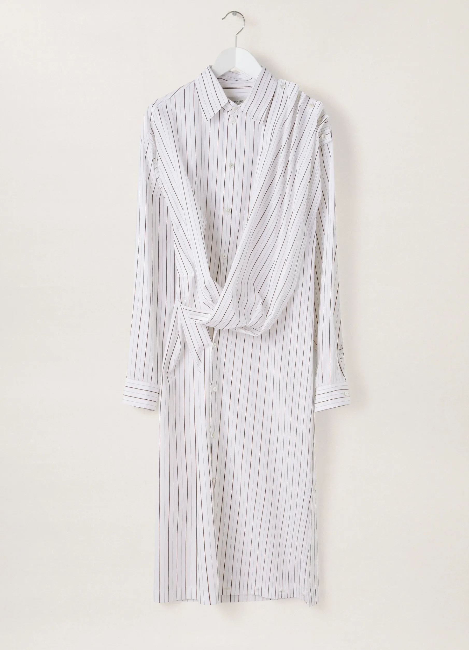 Playful Buttoned Shirt Dress