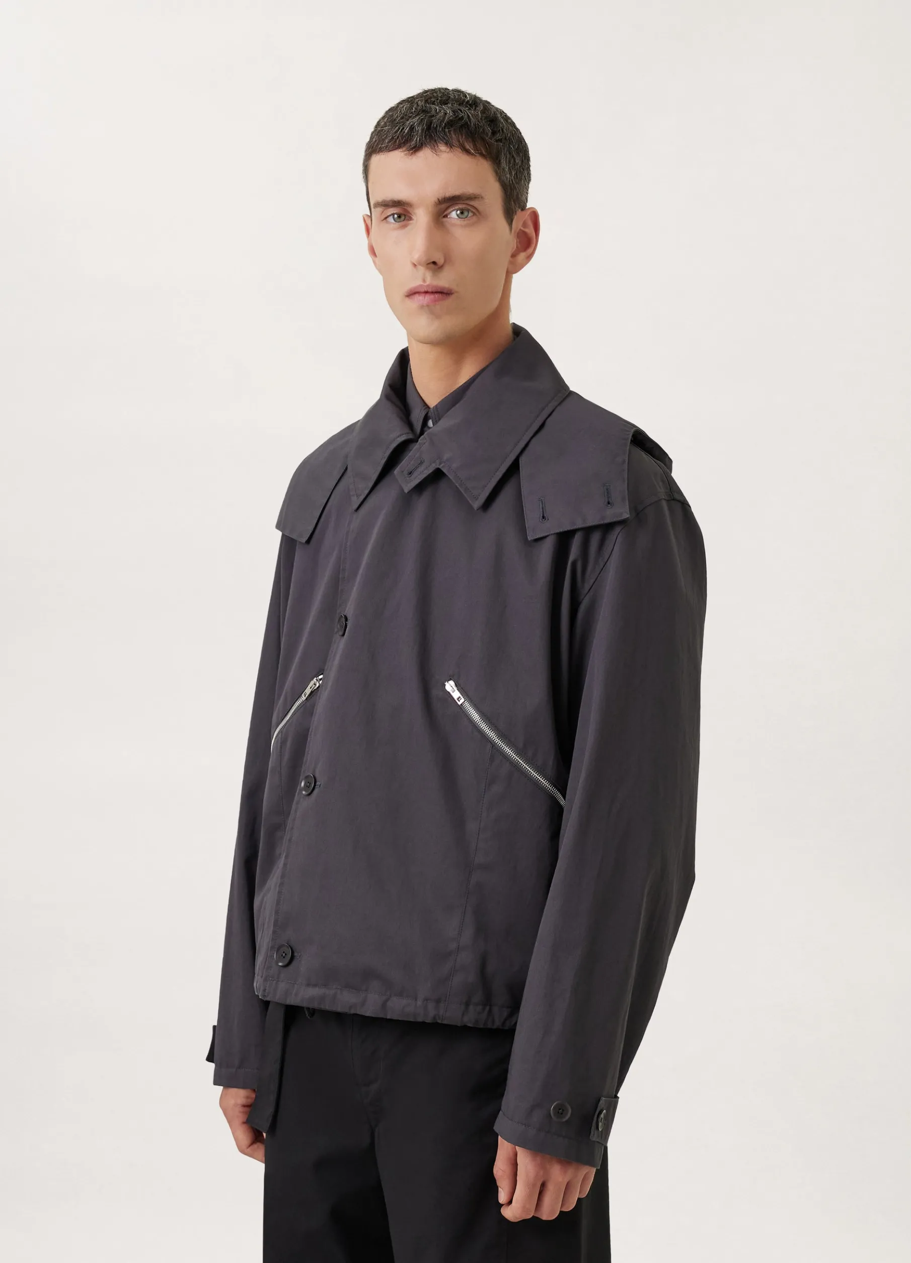 Boxy Military Blouson