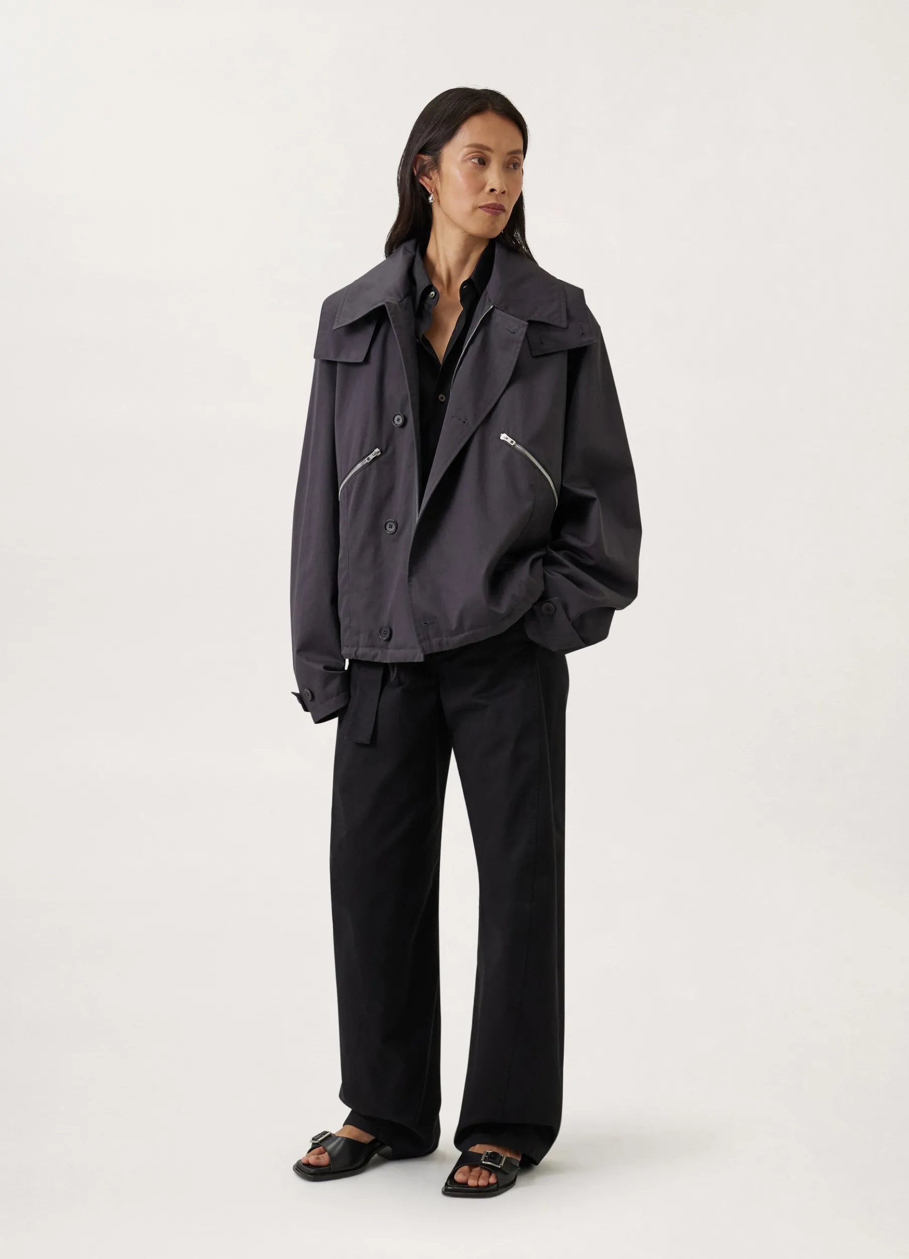 Boxy Military Blouson