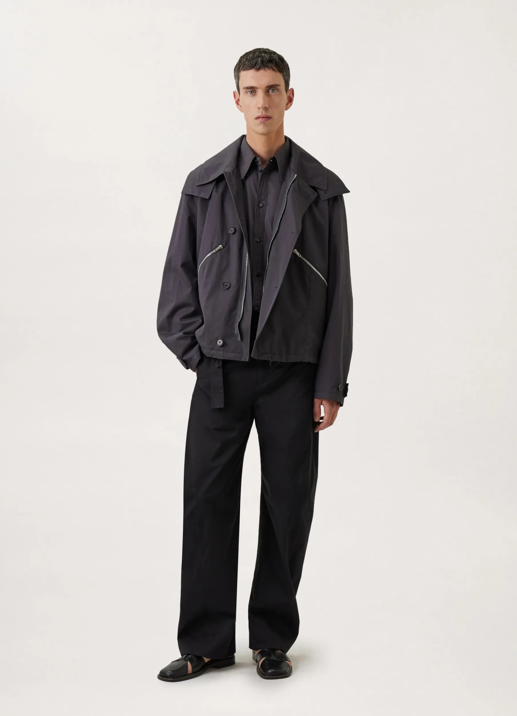 Boxy Military Blouson
