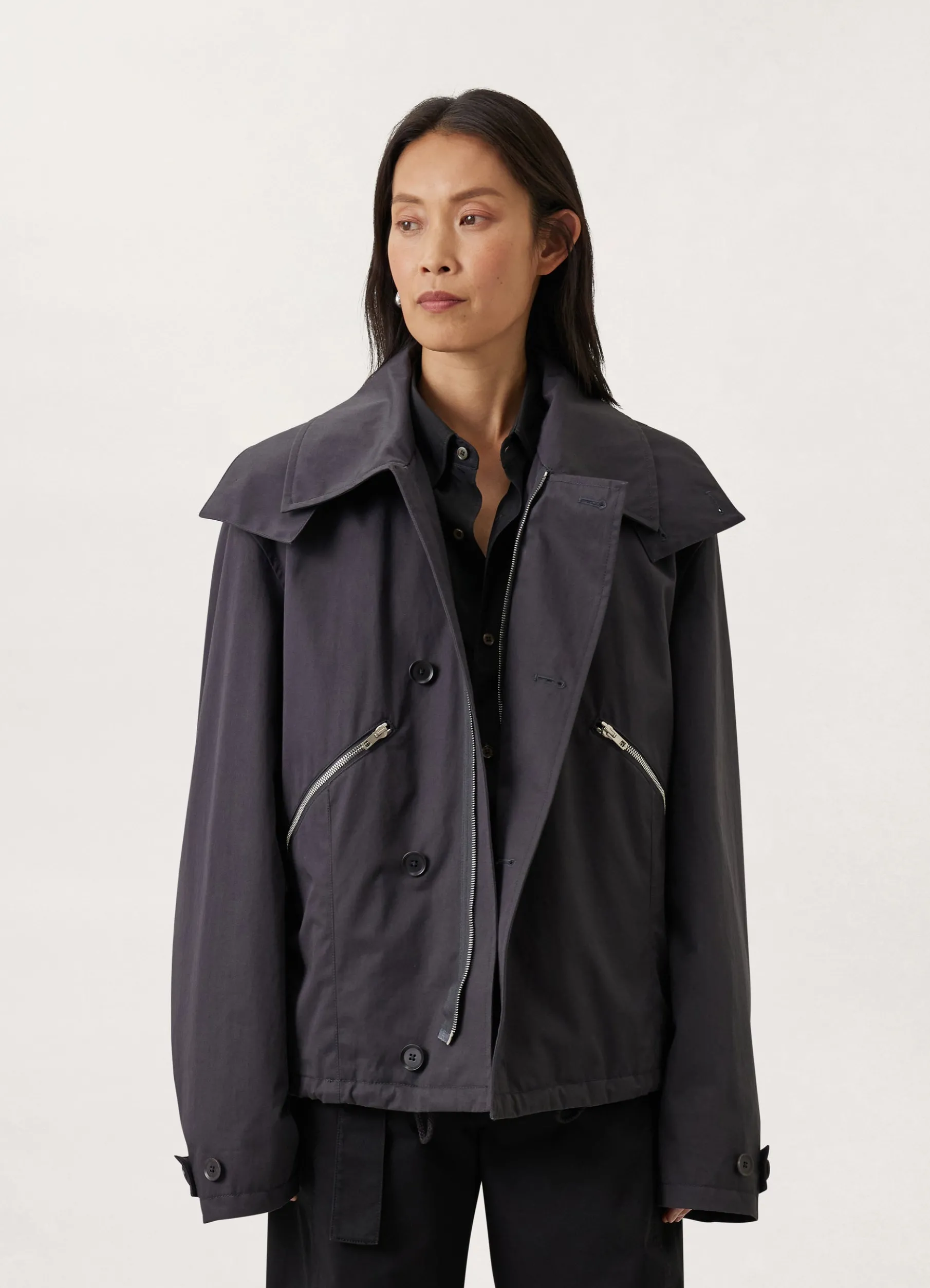 Boxy Military Blouson