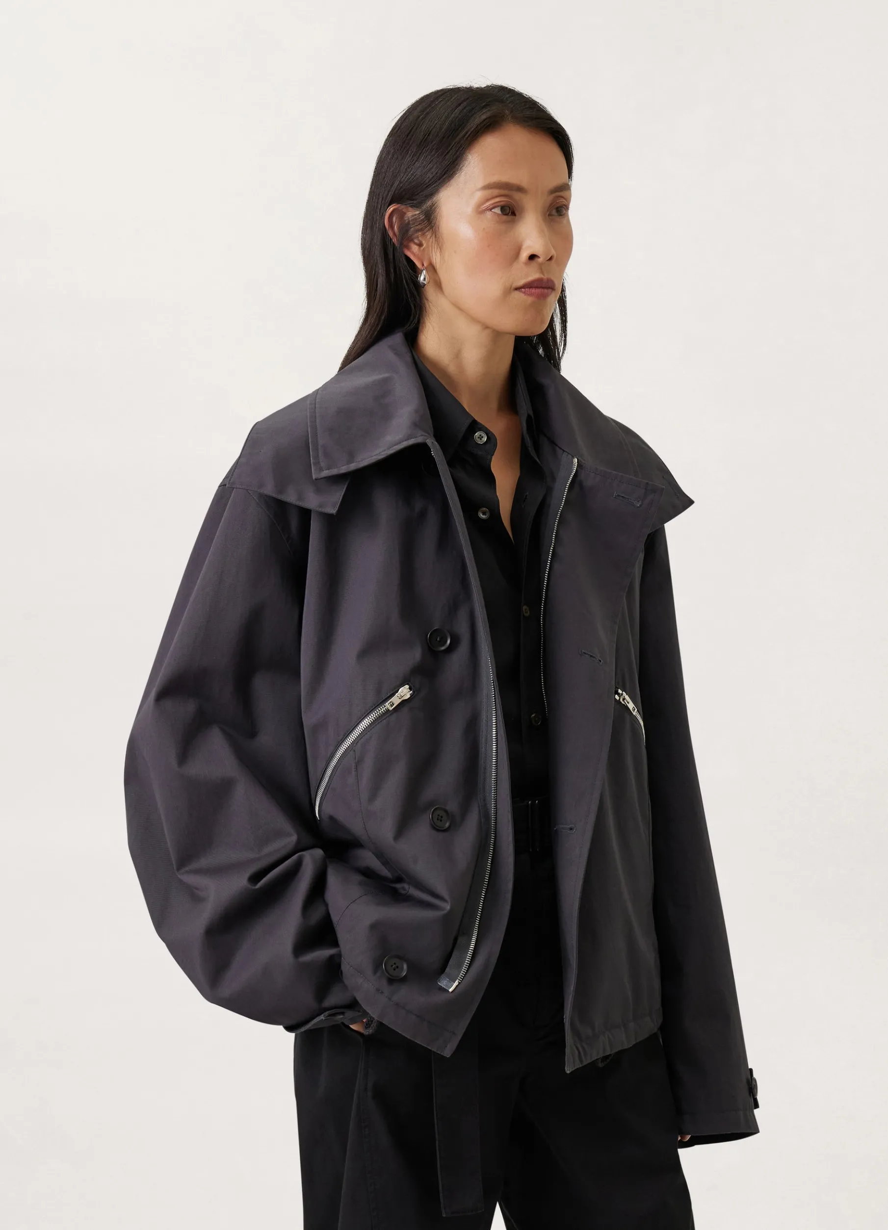 Boxy Military Blouson