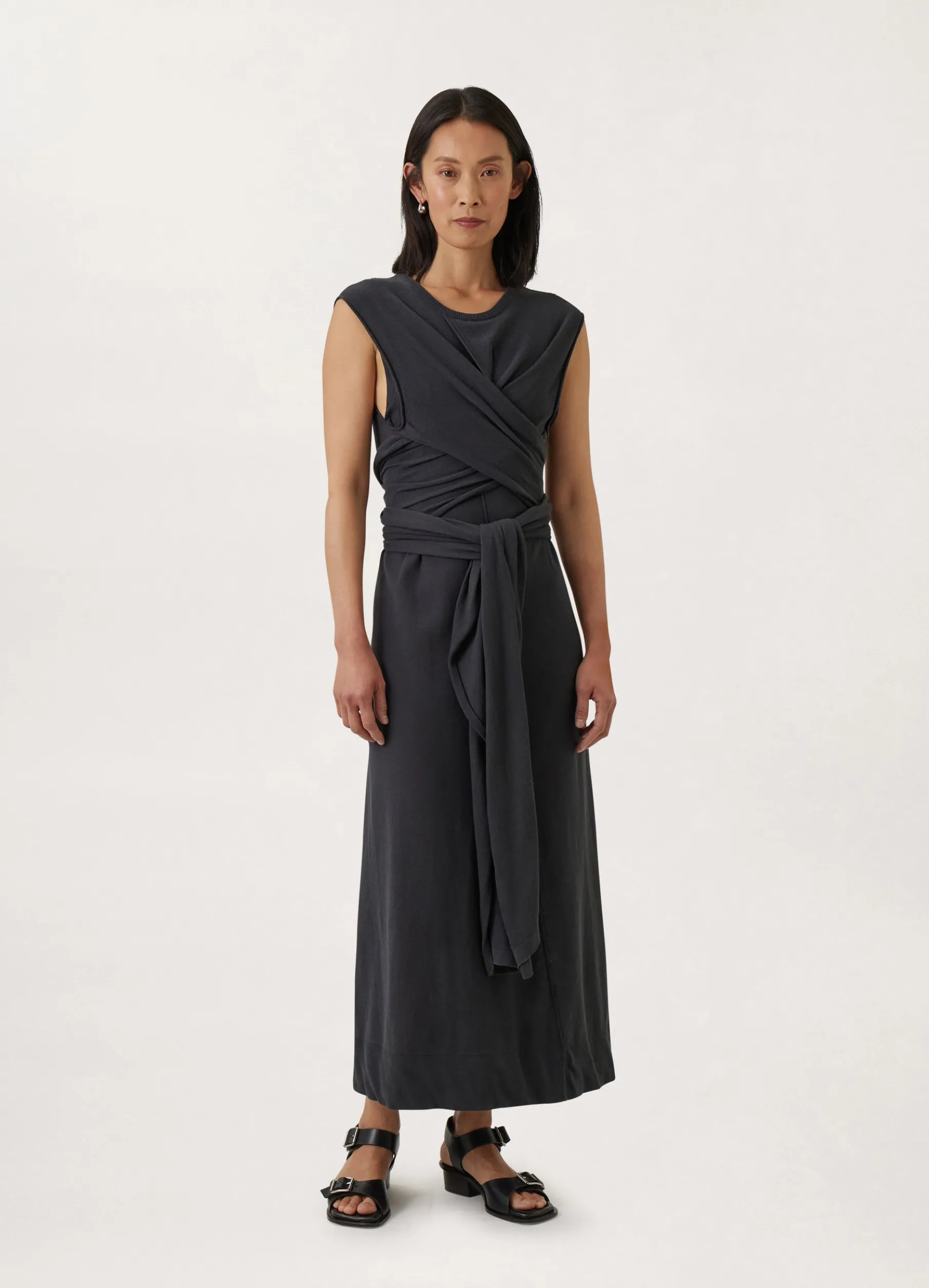 Knotted Sleeveless Dress