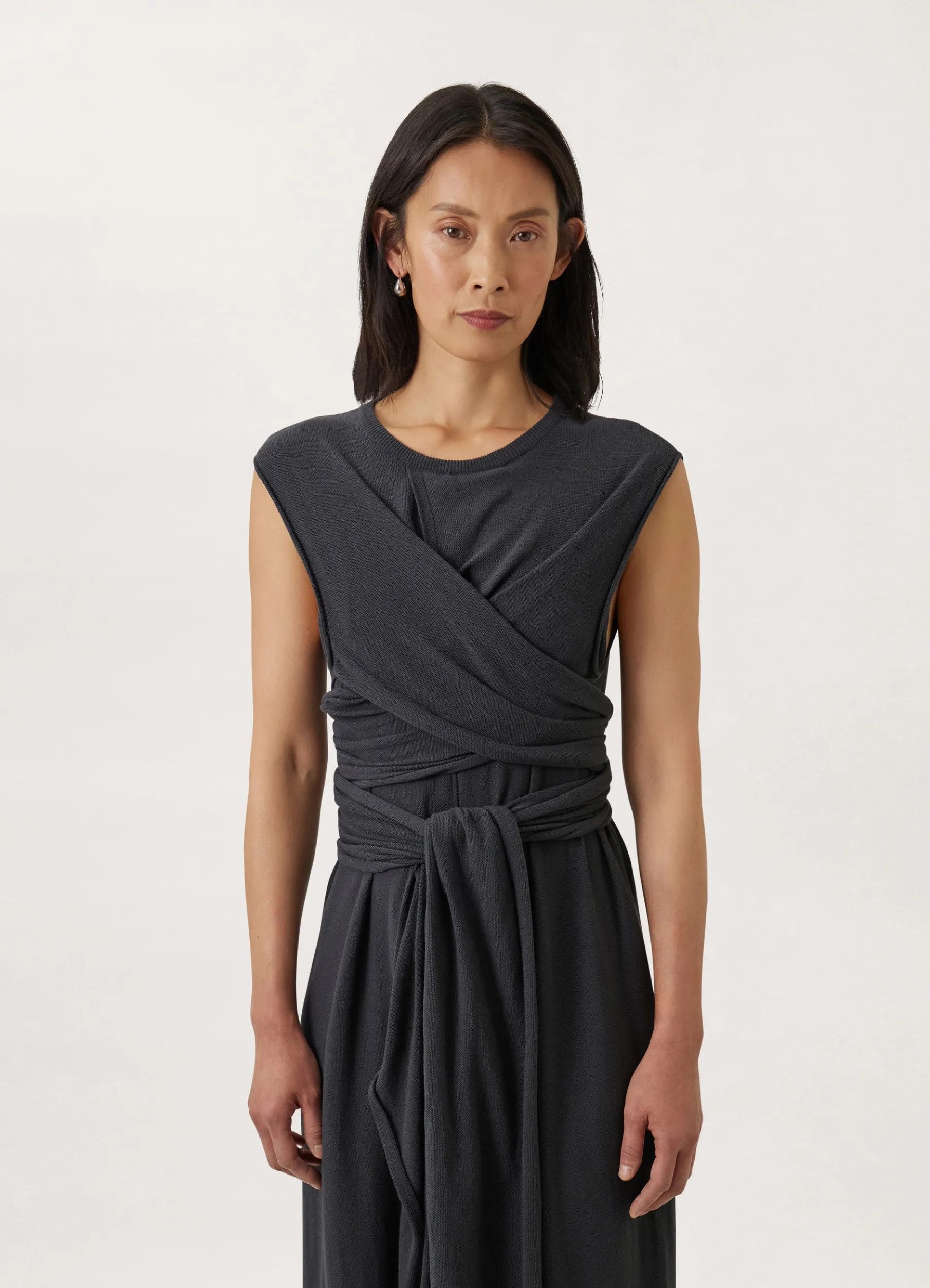 Knotted Sleeveless Dress