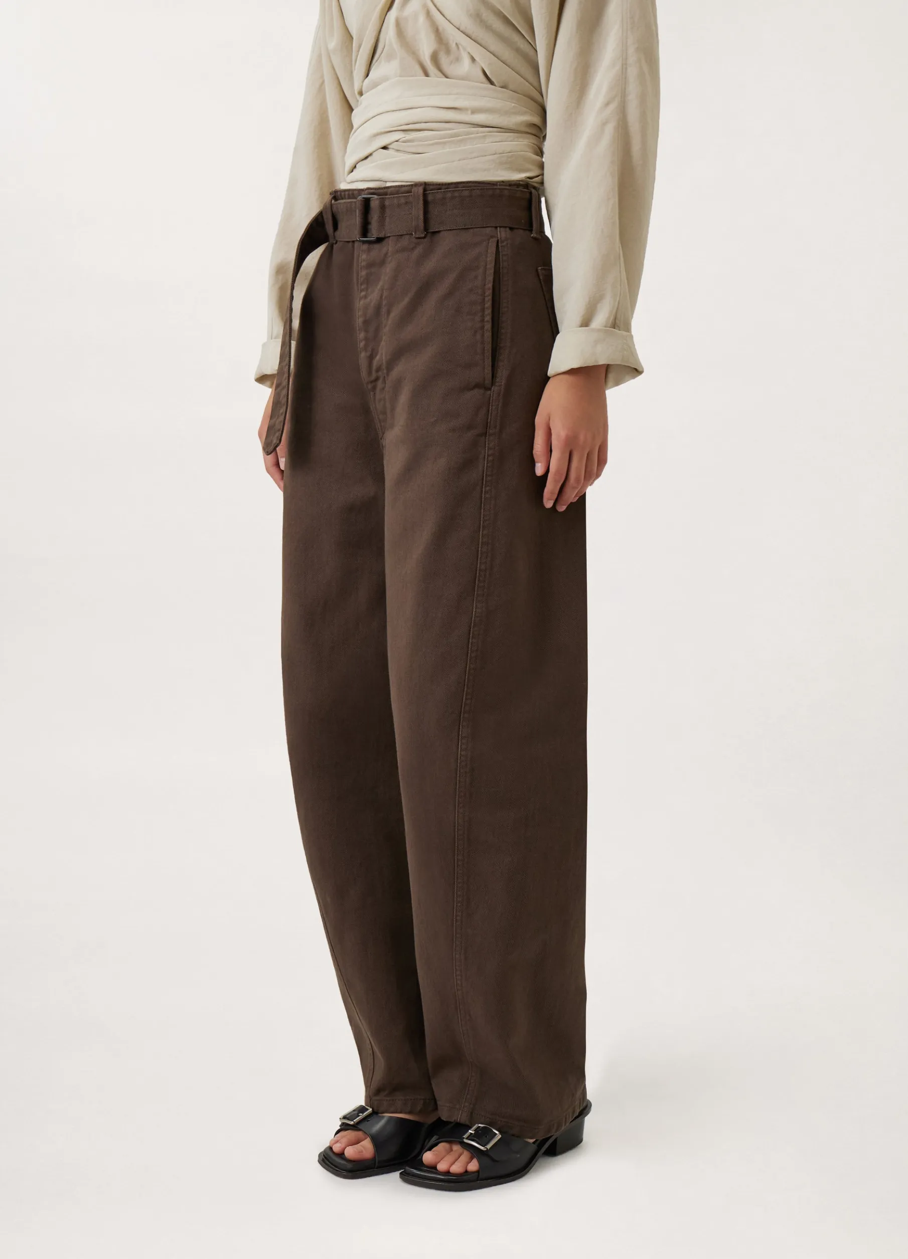 Twisted Belted Pants