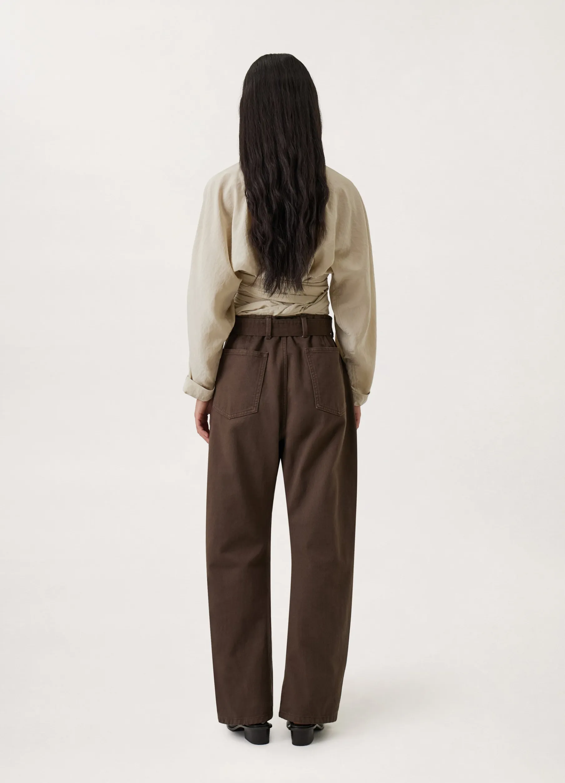 Twisted Belted Pants