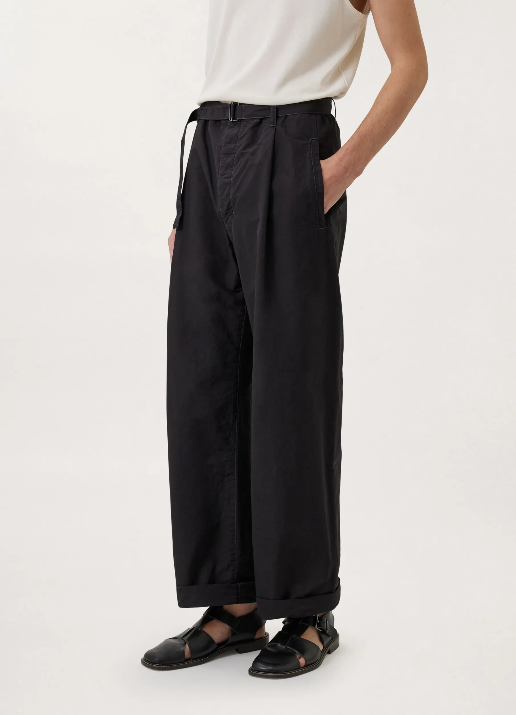 Belted Easy Pants