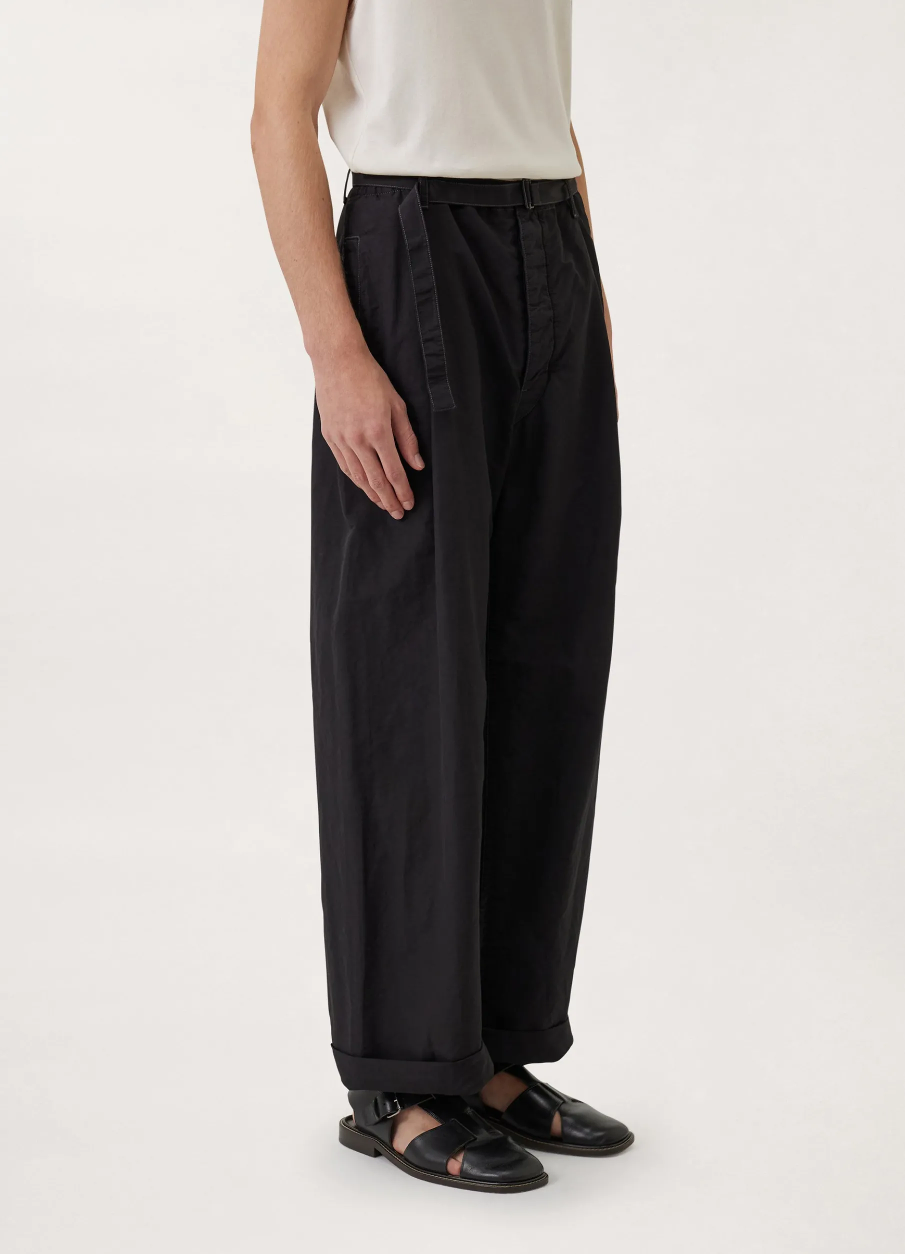 Belted Easy Pants