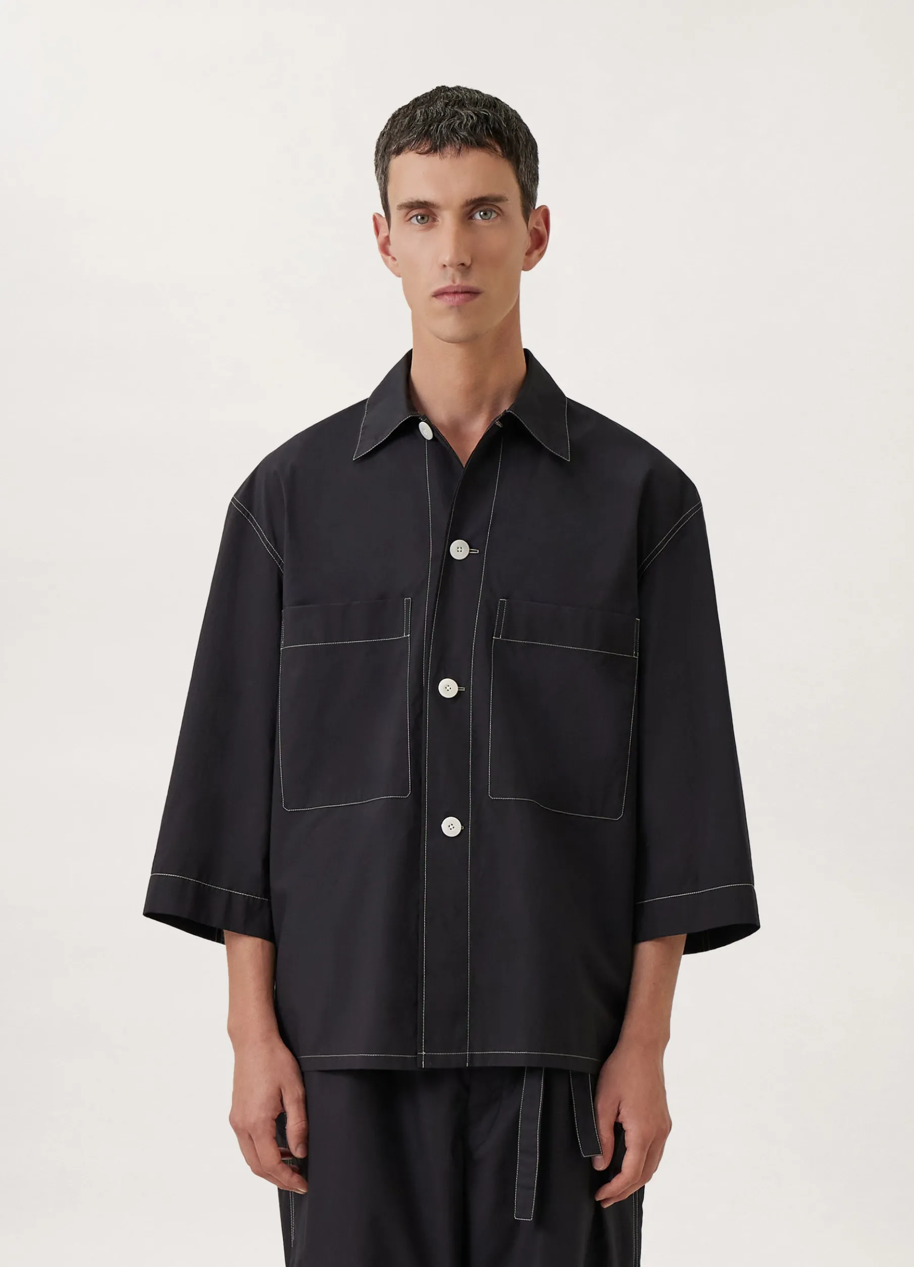 Boxy Military Shirt