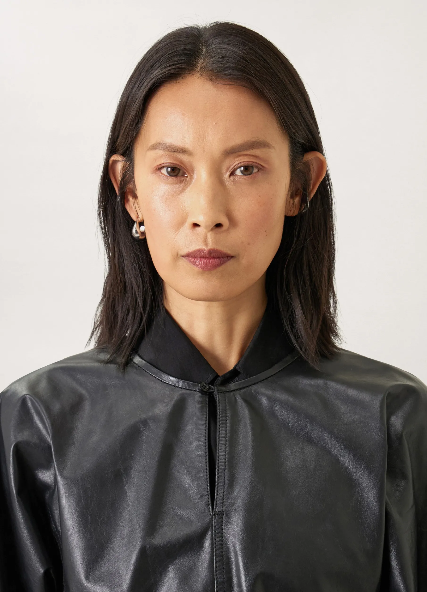 Belted Soft Leather Top