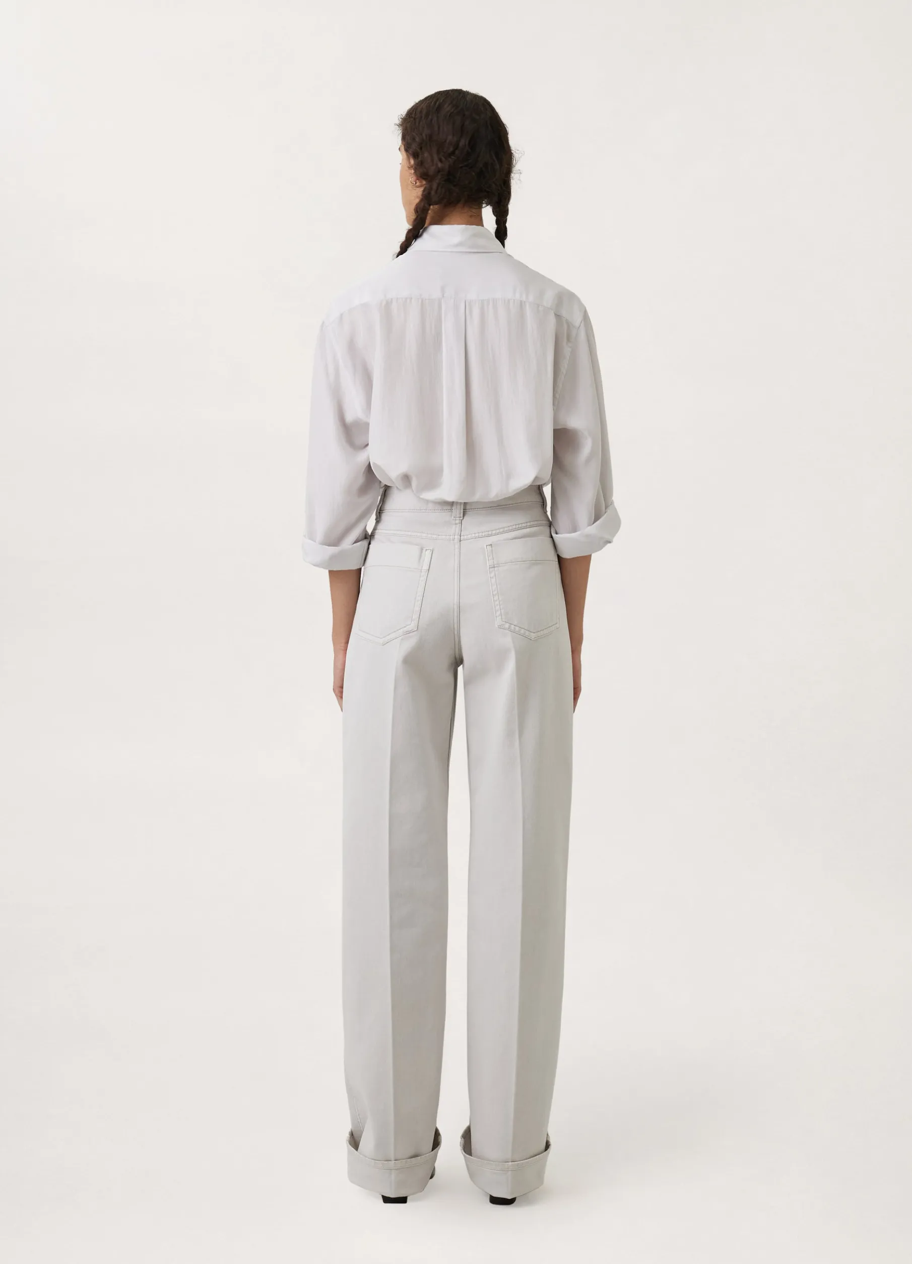 Denim High Waisted Pants