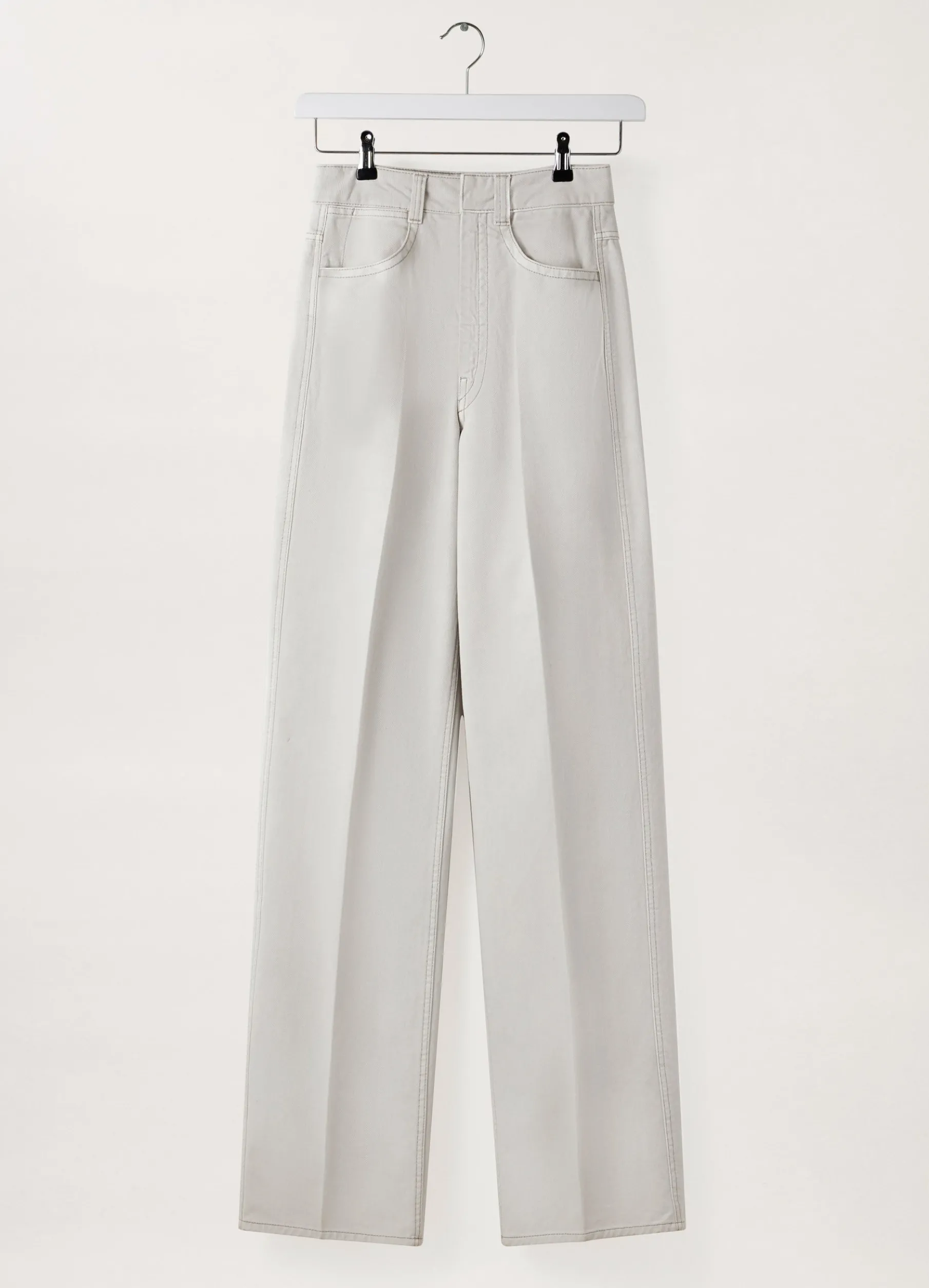 Denim High Waisted Pants