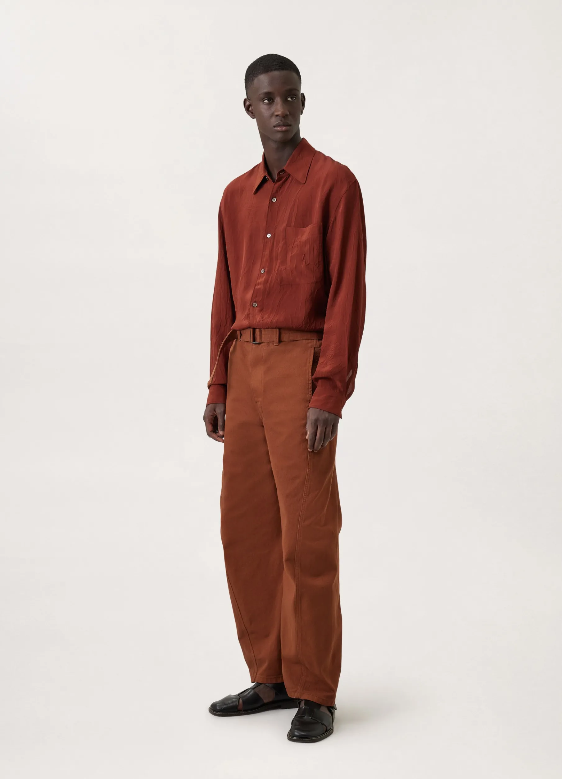 Twisted Belted Pants