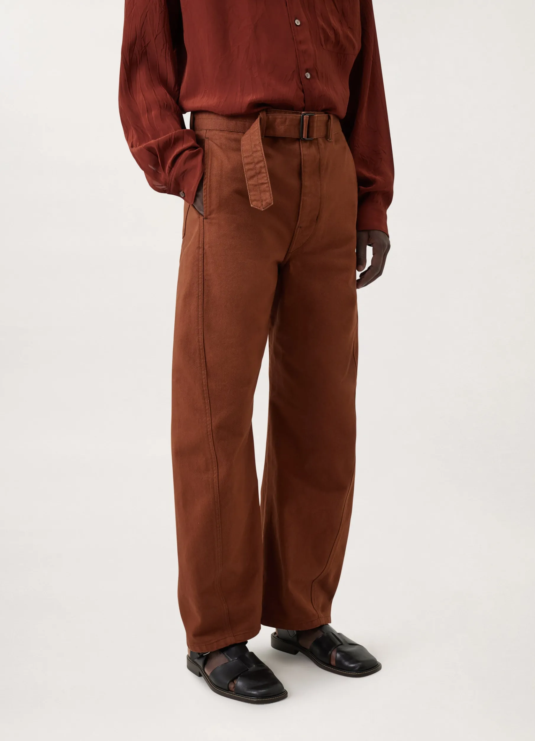 Twisted Belted Pants