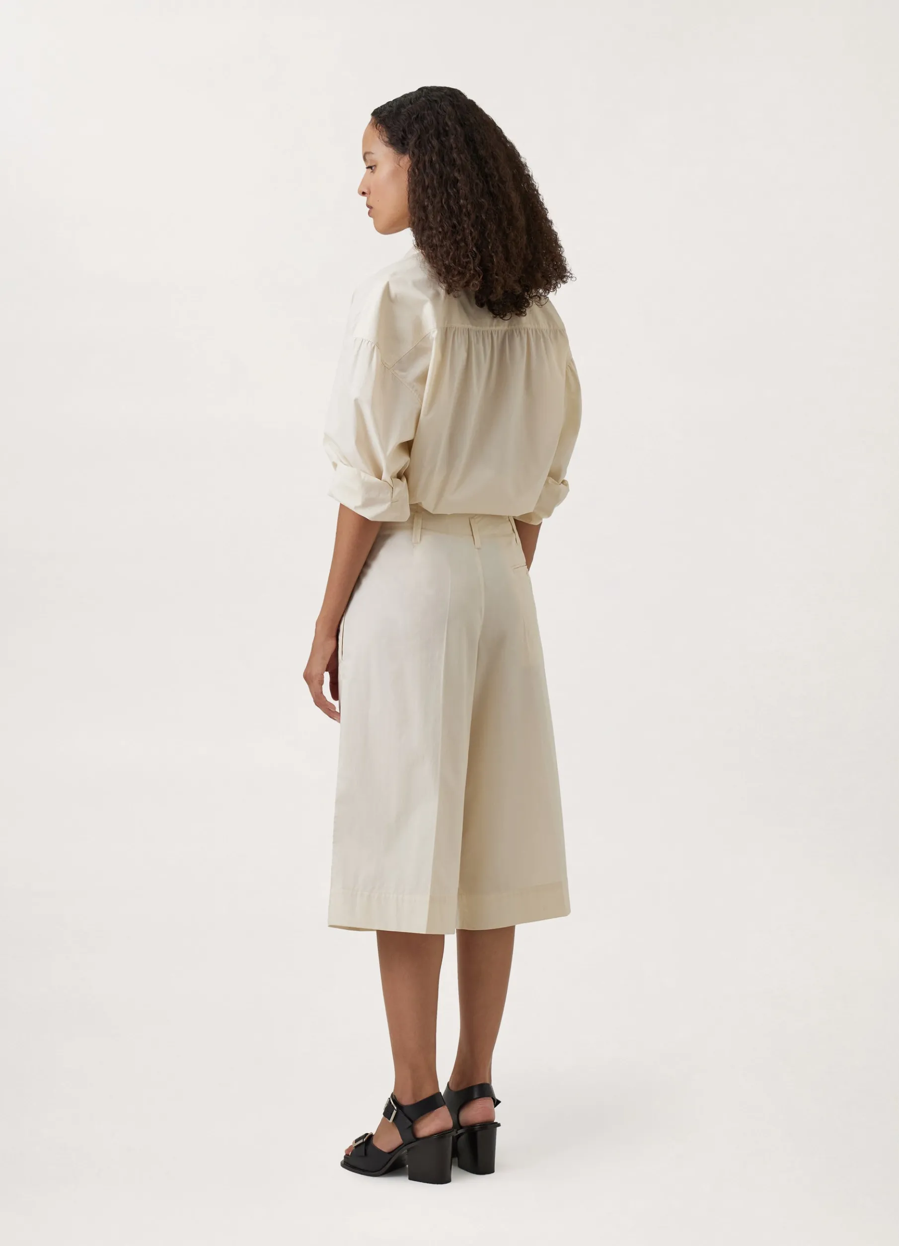 Large Pleated Shorts